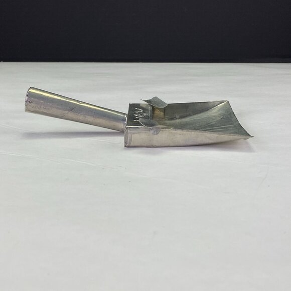 Vintage Mexico Folk Art Stamped Aluminum Dustpan Ashtray - Picture 7 of 11